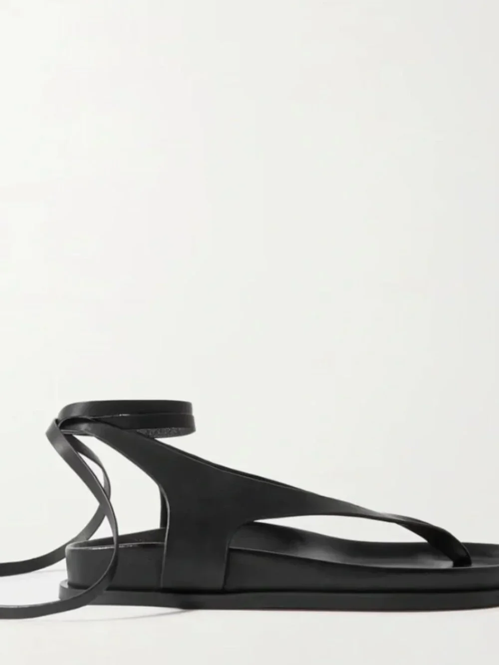 NWT A. Emery Shel Leather Sandals Black Size 41